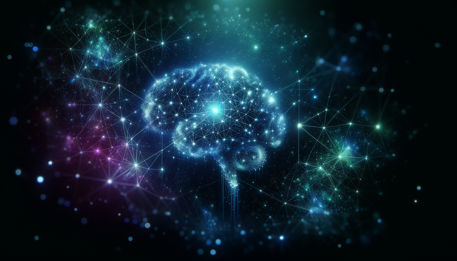 Free small business owners - AI brain neural network visualization