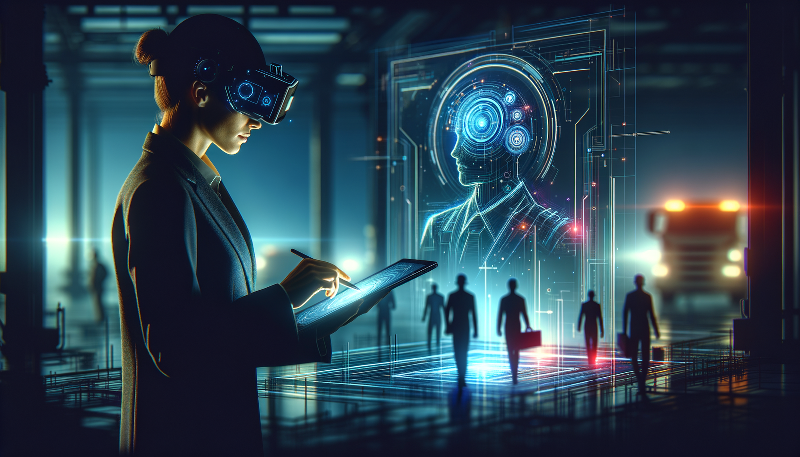 Contractor software comparison - Professional contractor using tablet on job site