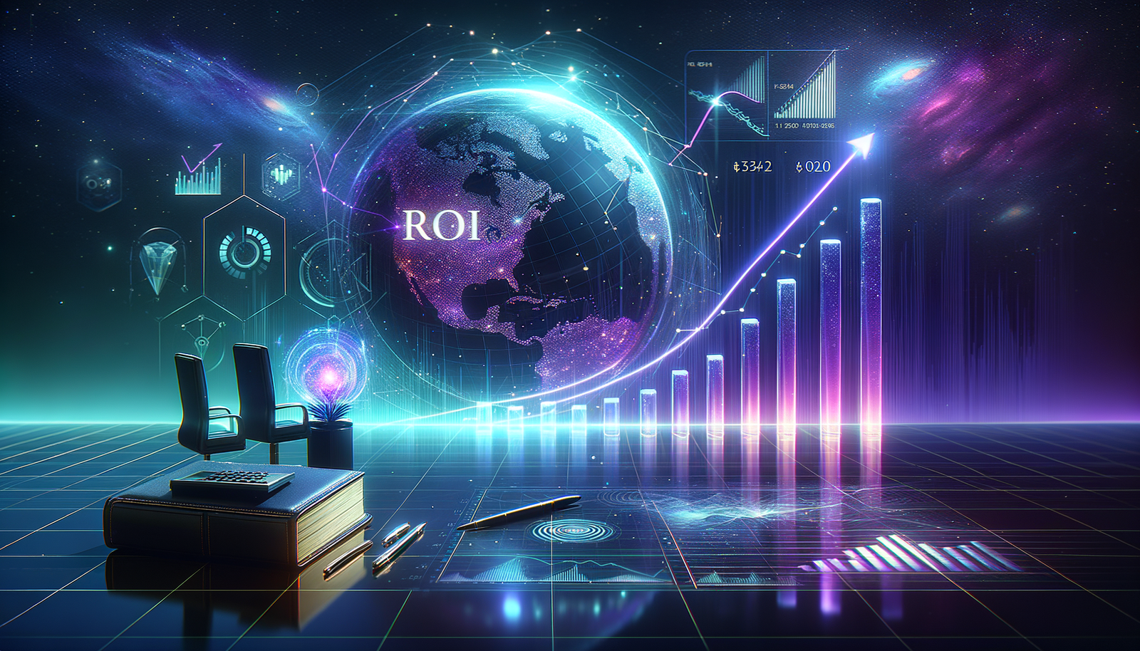 Contractor software comparison - Upward trending graphs and ROI visualization