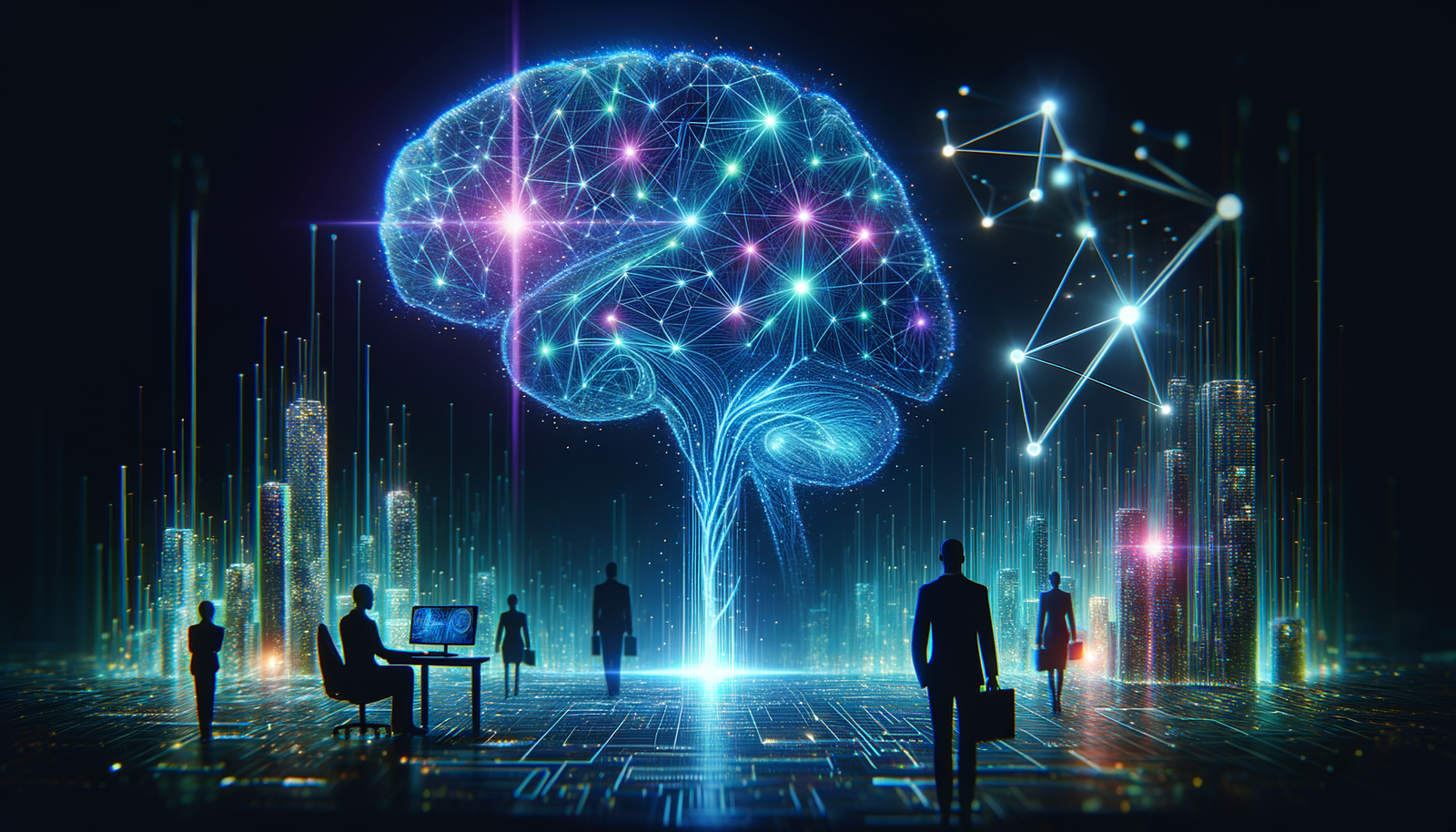 AI Time-Saving Contractors: Save 20 Hours Weekly 4 AI time-saving contractors - AI brain neural network visualization