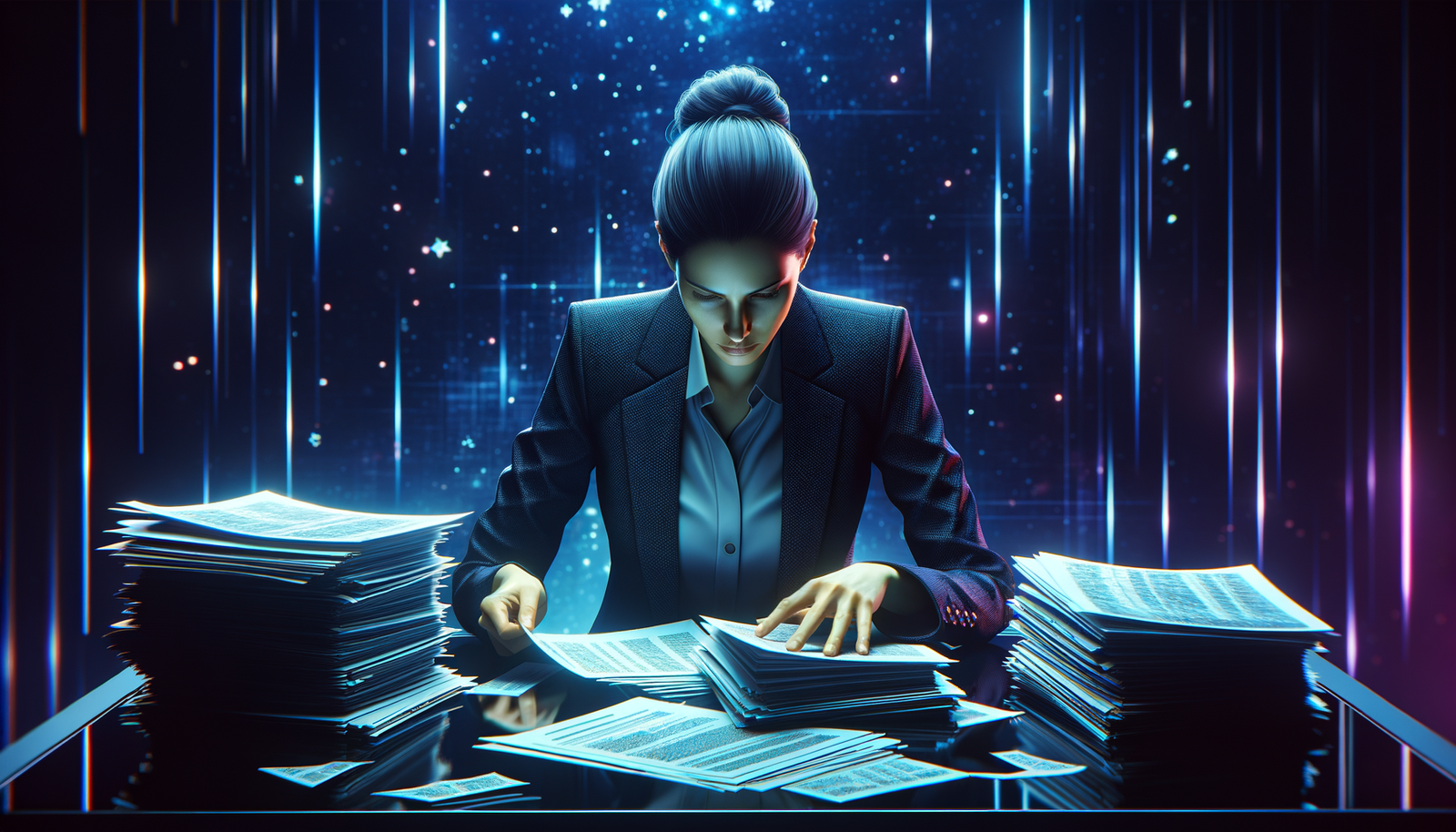 Business Software Speed: The 30-Second Rule 3 Business software speed - Frustrated business owner with paperwork