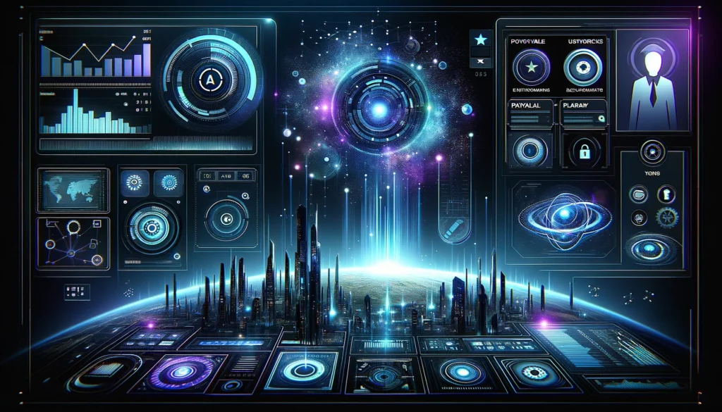 payroll software SMBs - Detailed visualization of key features from section 3, such as