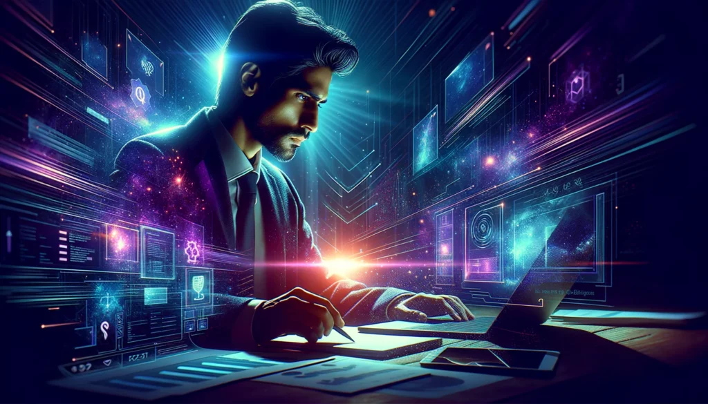 payroll software SMBs - Implementation/getting started visual from section 5, depicting an SMB owner